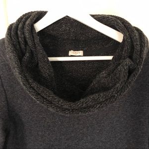 3 for $15 J. Crew gray cowl neck sweater w/pocket